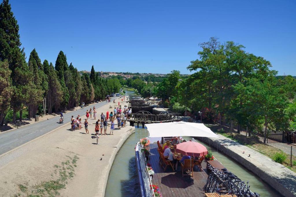 "Le Colombier"-Meuble De Tourisme 3 Etoiles -Residence "Les Logis De Beziers"-Garage Optionnel-Coeur De Ville-Plages A 16Km ! Buitenkant foto